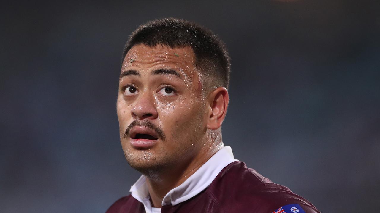 Queensland State of Origin winger Phillip Sami is set to be overlooked for the Titans in Round 1. Picture: Getty Images.