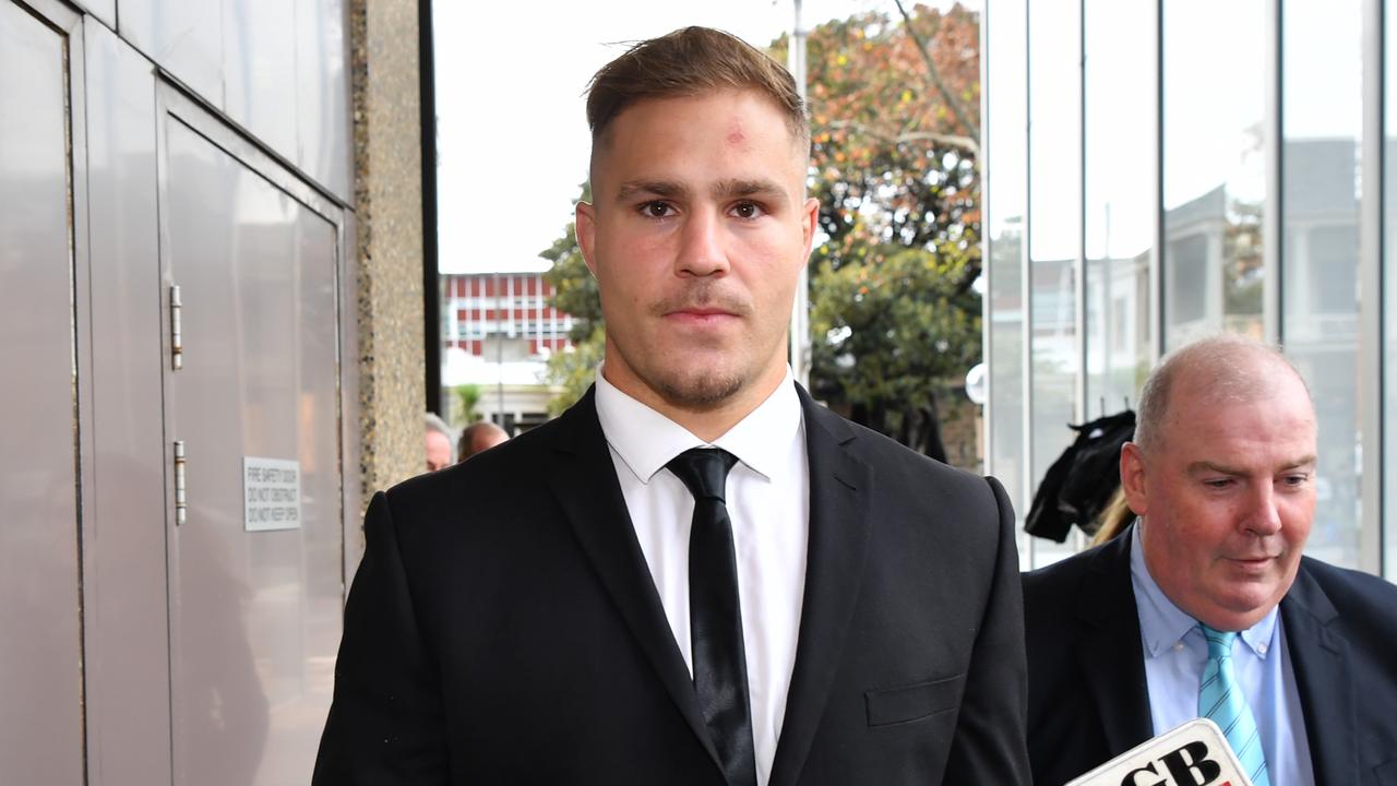 Jack de Belin is back in court fighting to NRL’s stand down policy.