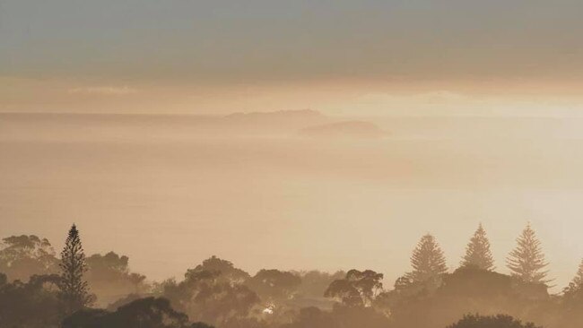 Evol Coutman captured mist over Korora.