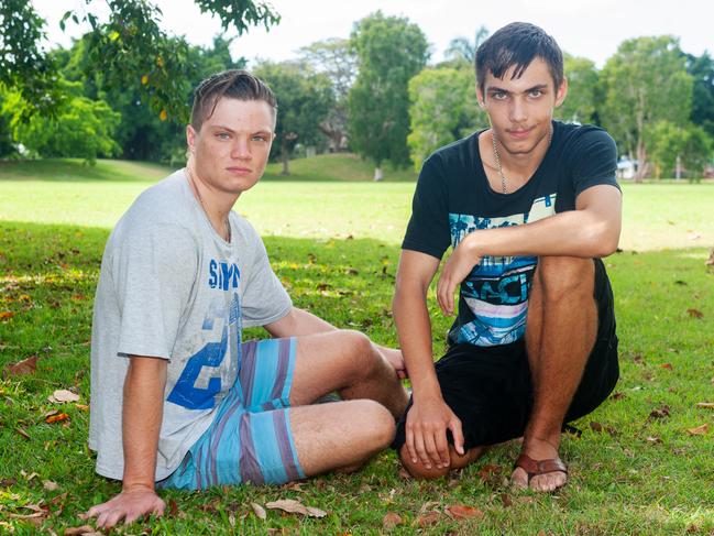 Ruslan, 18, and Volodymyr Zubenko, 15, have moved to Mackay, Queensland, from Tsyrkuny village near Kharkiv, Ukraine. Picture: Michaela Harlow