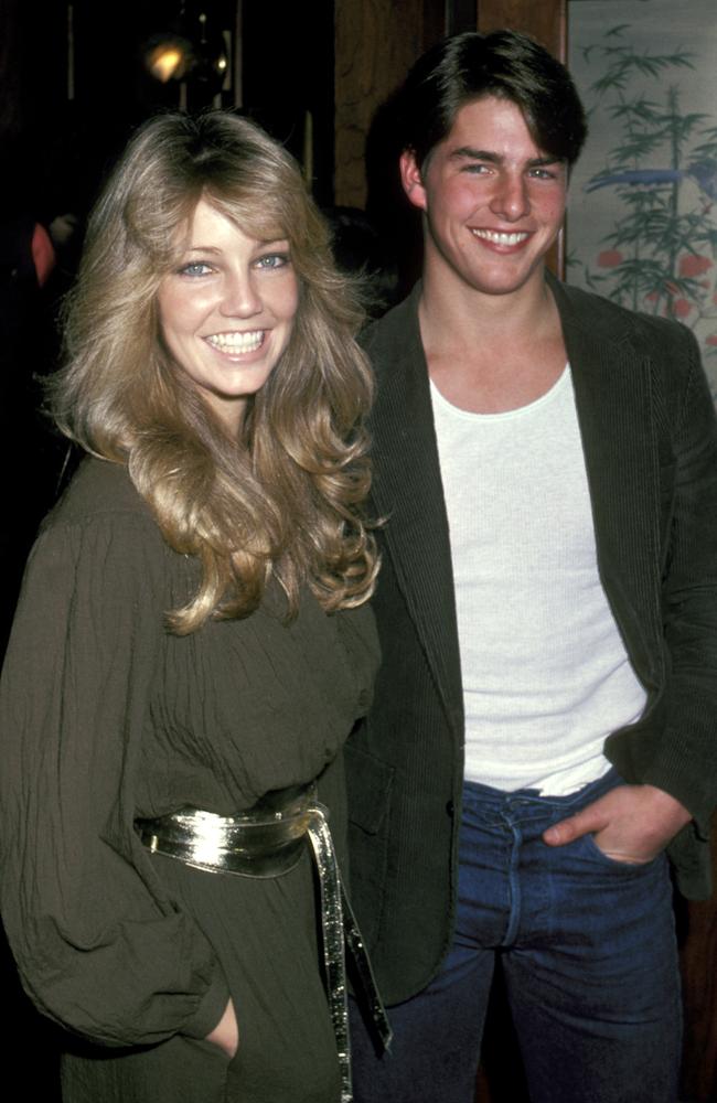 Heather Locklear and Tom Cruise had one date in the ‘80s. Picture: Ron Galella/Ron Galella Collection via Getty Images