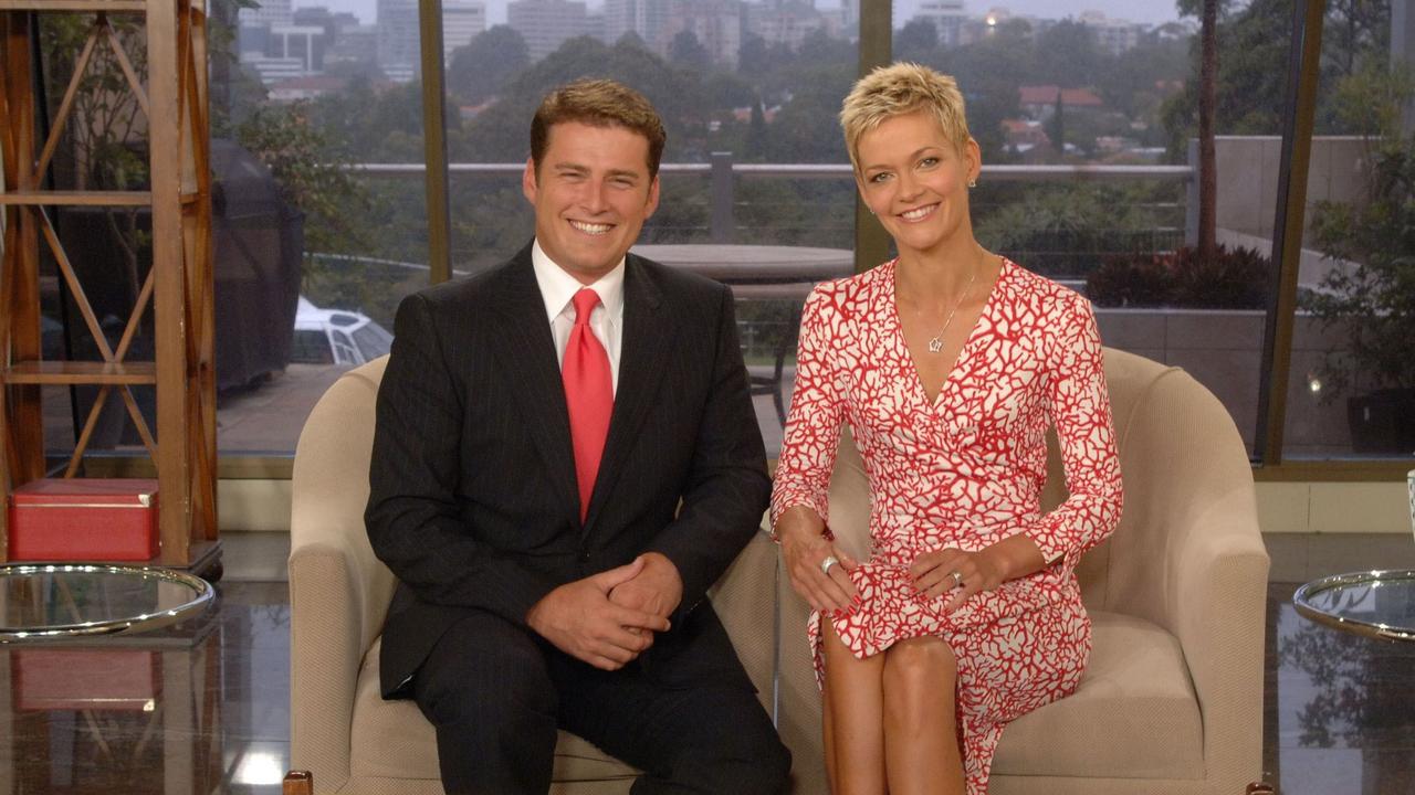 Karl Stefanovic with Jessica Rowe in 2006.