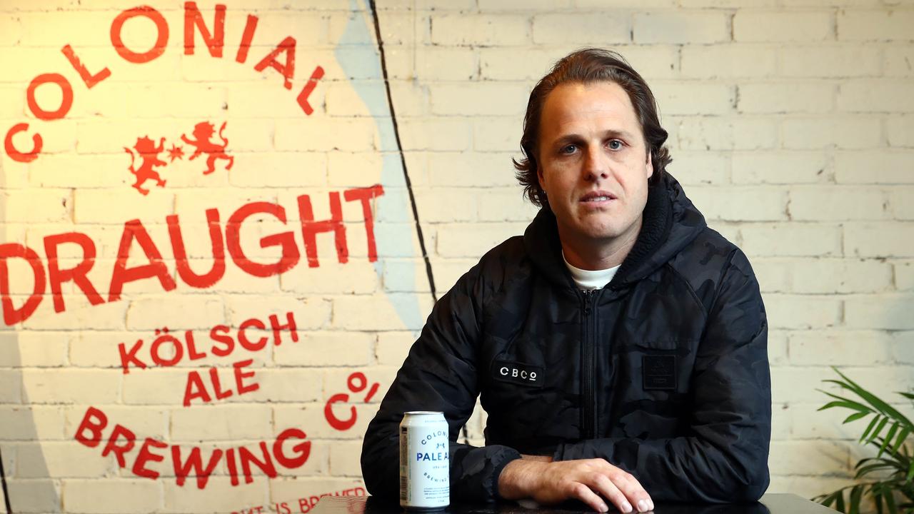 Lawrence Dowd is the managing director of CBCo, pictured at the company’s Port Melbourne brewery. Picture: Aaron Francis