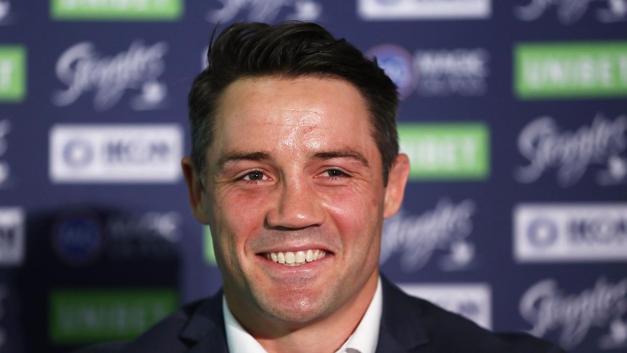Roosters playmaker Cooper Cronk announced his retirement yesterday.