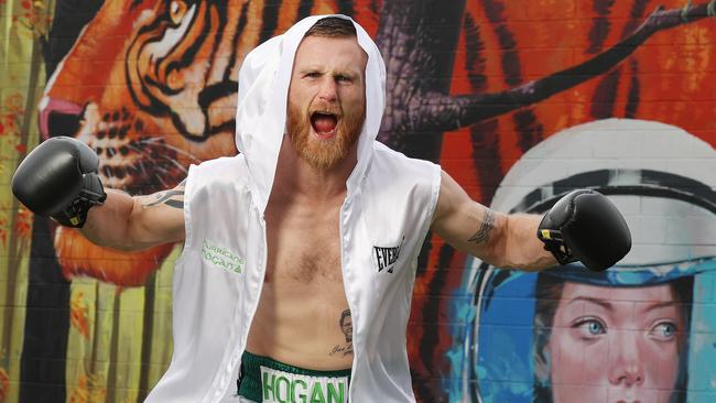 Dennis Hogan is full of confidence ahead of his fight with Tim Tszyu. . Pic Annette Dew