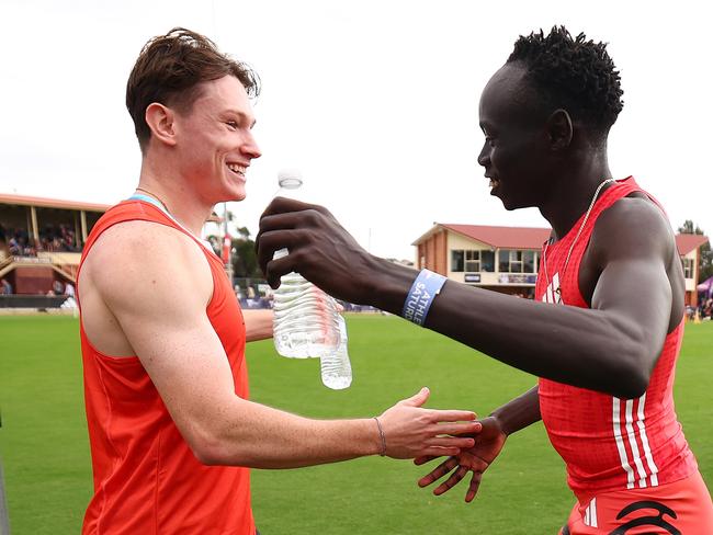 Gout and good mate Lachlan Kennedy have given Aussie athletics a huge lift. (Photo by Morgan Hancock/Getty Images)