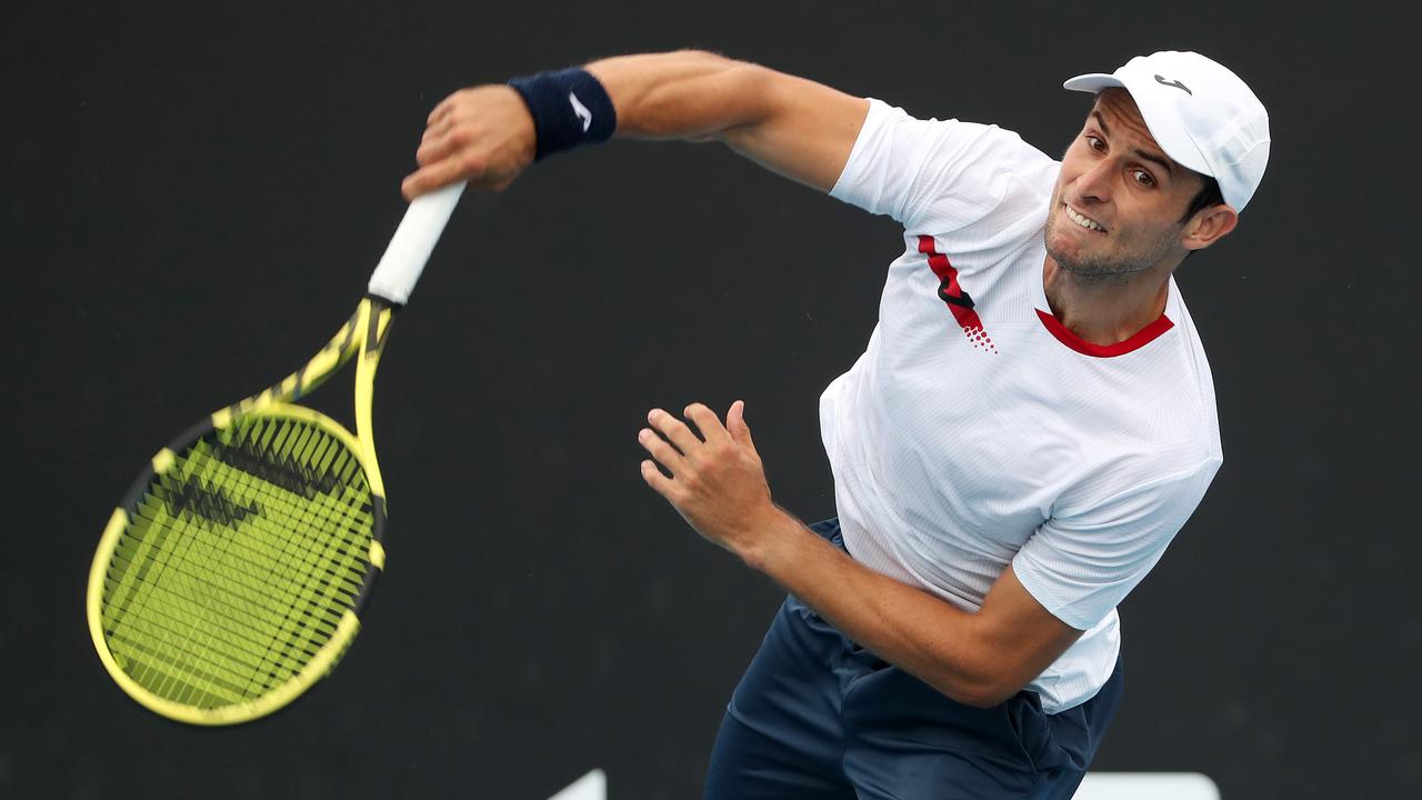 Aleks Vukic continues to make progress on the ATP Tour. Picture: Michael Klein