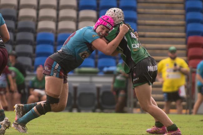 Mackay Cutters vs Townsville Blackhawks Harvey Norman U17's Saturday 22 February 2025 Picture:Michaela Harlow
