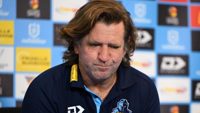 Titans coach Des Hasler returns to Brookvale next weekend. NRL Imagery