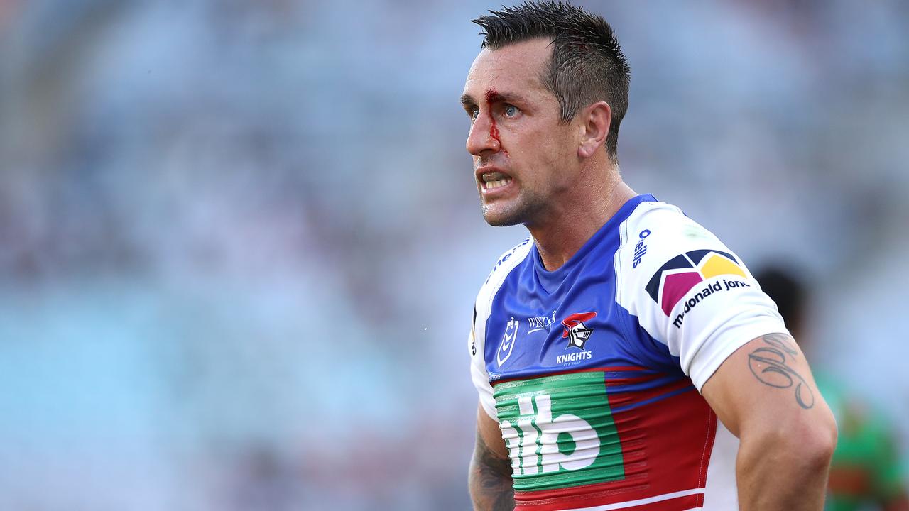 Mitchell Pearce is under pressure. (Photo by Mark Kolbe/Getty Images)