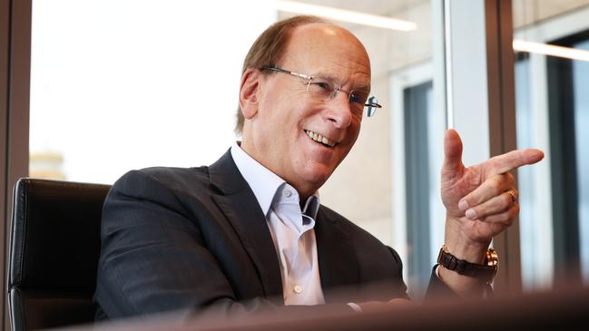 BlackRock CEO Larry Fink heads up the asset manager BlackRock which has more than $US11 trillion under management. He believes markets can fund the next wave of infrastructure.