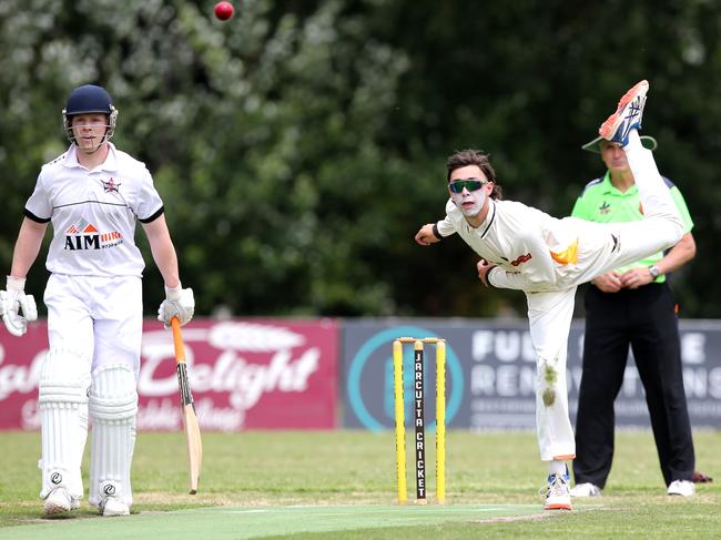 Bailey Sykes in action for Drysdale. Picture: Mike Dugdale