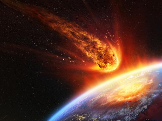 An artist’s impression of a “city-killing” asteroid. Picture: iStock