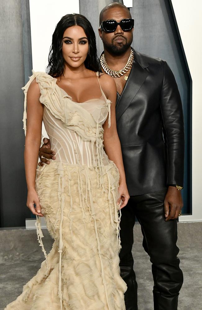 Kim Kardashian shared a never-before-seen photo of her 30th birthday card from Kanye. Picture: Getty Images.