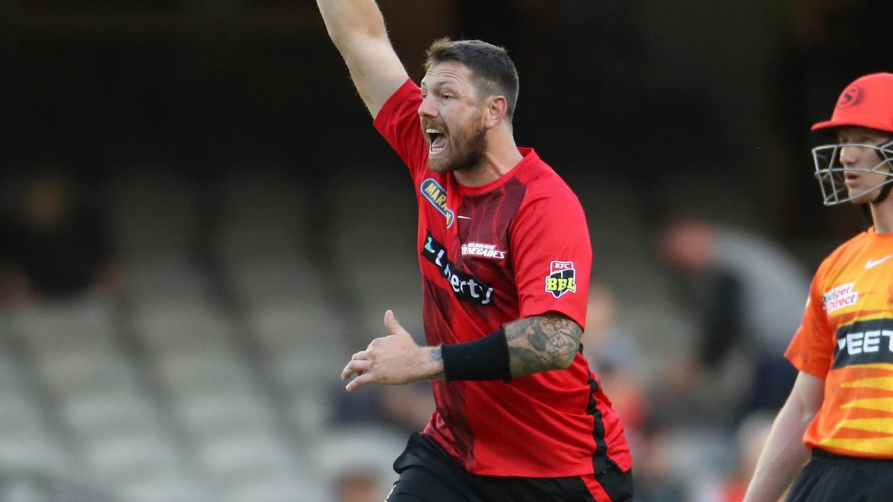 James Pattinson has withdrawn from the Renegades for the remainder of the BBL season. (Photo by Morgan Hancock/Getty Images)