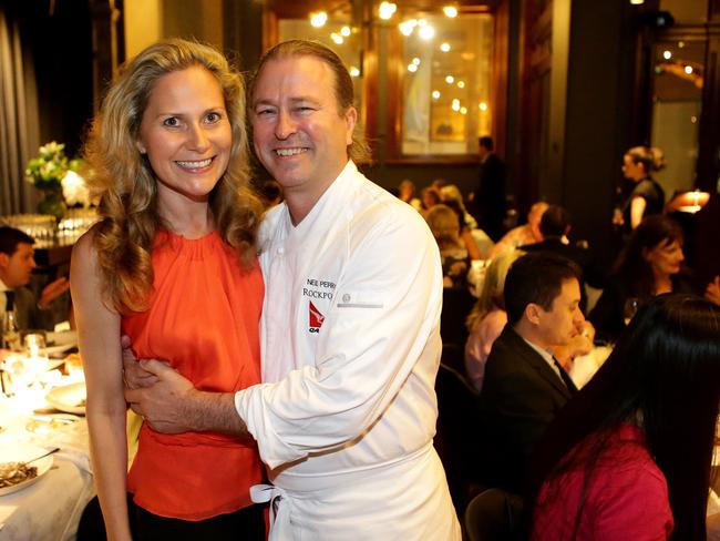 Rockpool Launch new restaurant in Bridge Street Sydney. Chef Neil Perry and his wife Samantha