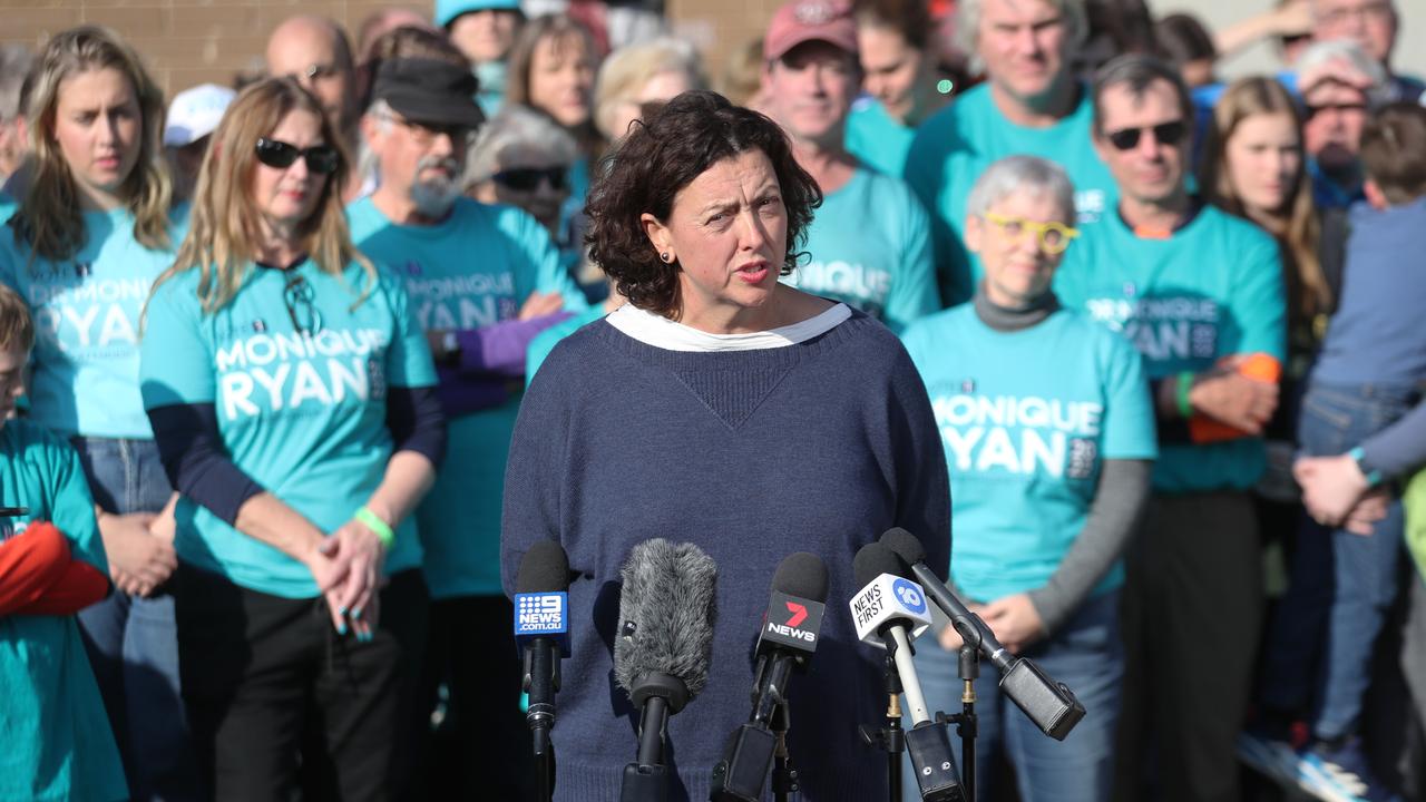 Teal independent Monique Ryan is set to win the seat of Kooyong. Picture: David Crosling