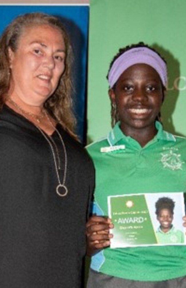 When Shareefa grows up, she wants to be a marine biologist. Photo taken with her mum.