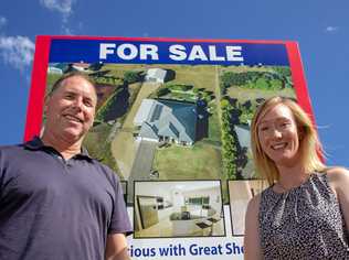 CHANGING FACES: Derek Qualischefski and Allison Graham, from Gatton Real Estate, say buyer demographics in the Lockyer Valley are changing. Picture: Dominic Elsome