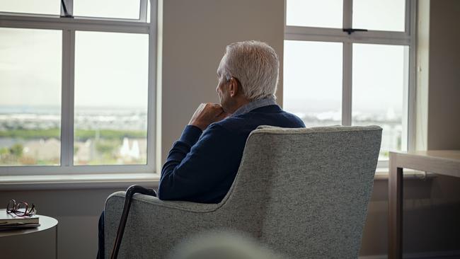 An elderly man has been accused of repeatedly hitting, shaking and pushing over nursing home residents and responding violently to staff.