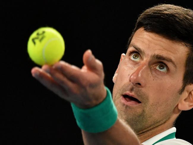 Novak Djokovic announced this week that he was en route to Melbourne with ‘an exemption permission’. AFP