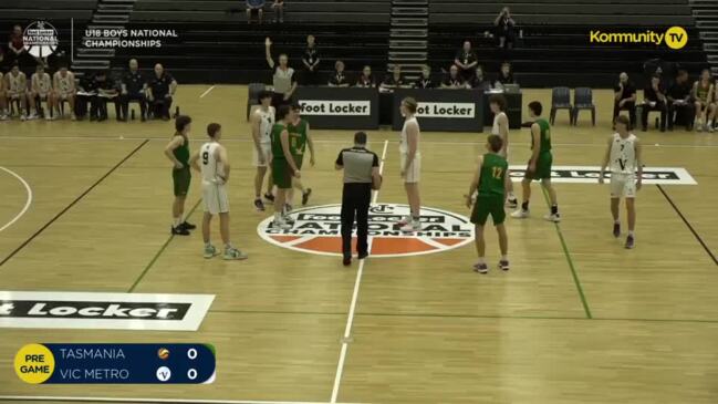 Replay: Basketball Australia Under-18 National Championships Day 4 - Tasmania v Victoria Metro (Boys)