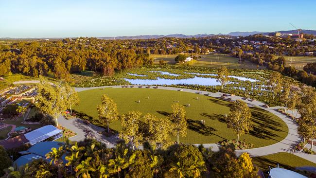 An artist's impression of the $8m development which will add another 4500 burial sites at the Allambe Memorial Park in Nerang.