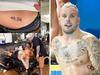 Swim champ’s new ink is totally baffling