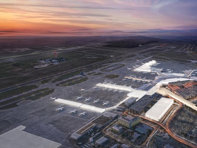 07/07/2024 Renders of the  Melbourne airport Rail link project. supplied