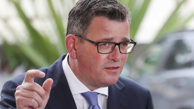 MELBOURNE, AUSTRALIA - NewsWire Photos, DECEMBER 5, 2022. Victorian Premier Daniel Andrews holds a press conference after the swearing in of his government at Government House in Melbourne. Picture: NCA NewsWire / David Crosling