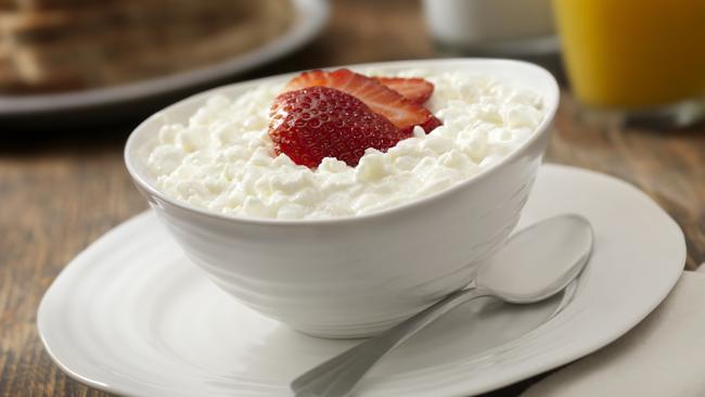 Cottage cheese contains tryptophan.