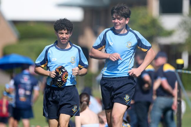 TAS First XV rugby action between St Columban's and Canterbury on Saturday, May 24, 2025. Picture Stephen Archer.