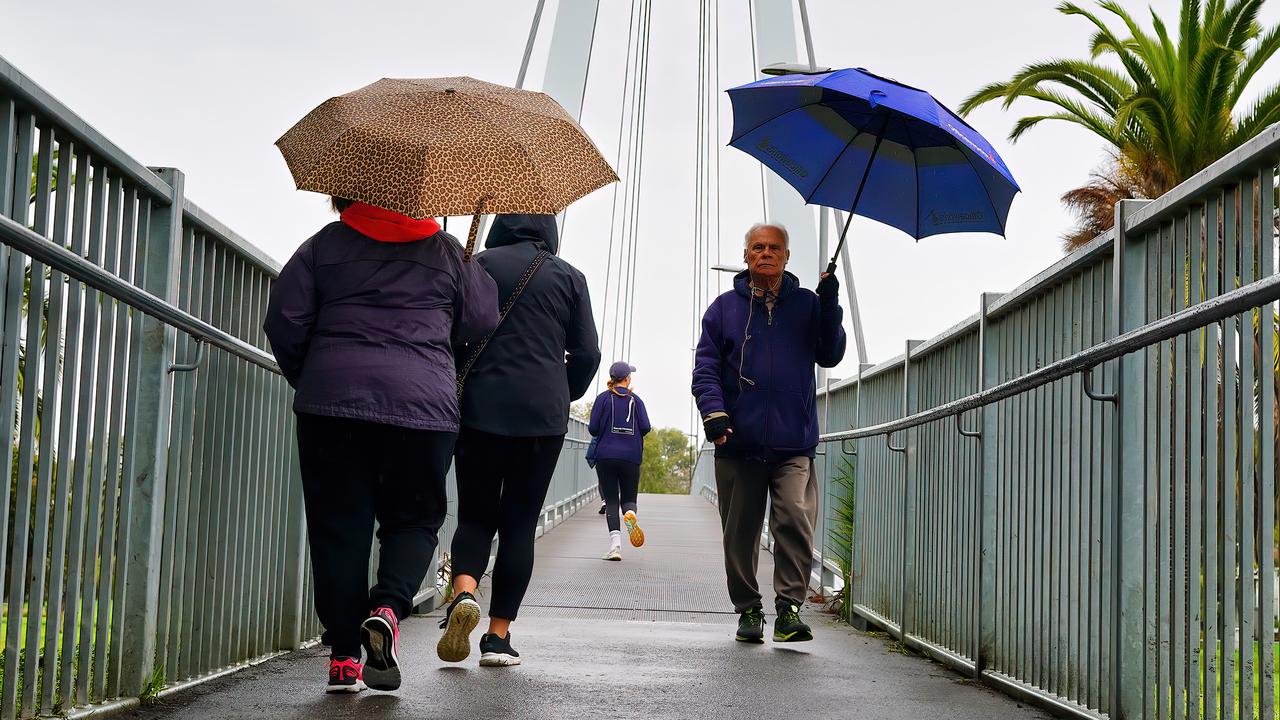 Much of Australia’s southeast is set to see showers and gusty winds for the week, too. Picture: NCA NewsWire / Luis Enrique Ascui