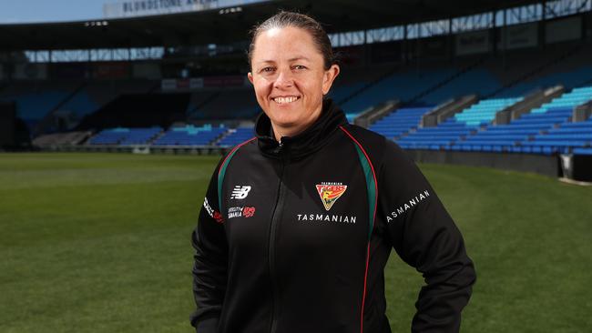 Jude Coleman new Tasmanian Tigers women's head coach. Picture: Nikki Davis-Jones