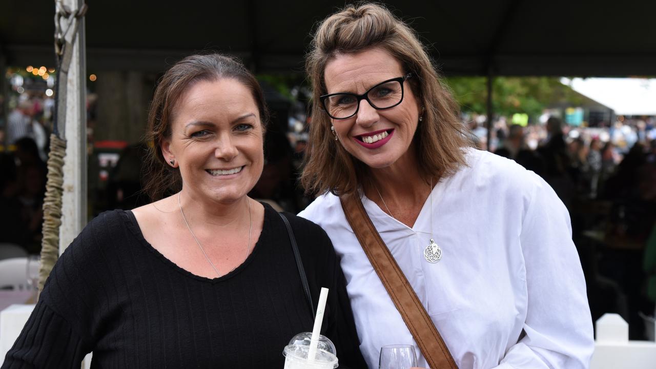 Keli Pearn and Sharon Catterall at Day 2 of Launceston's Festivale 2023. Picture: Alex Treacy