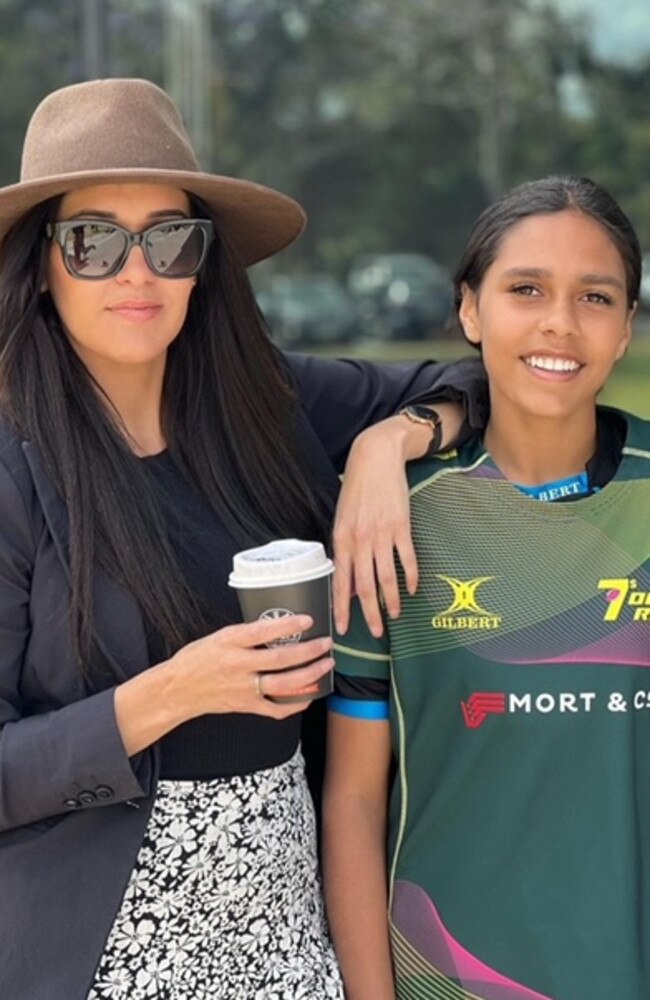 Natalie and her daughter Aamira.