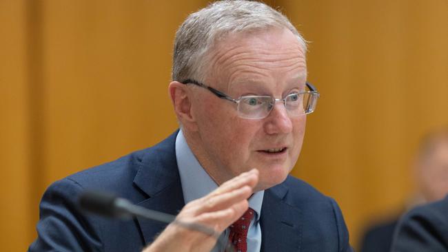 Reserve Bank of Australia Governor Philip Lowe before a house standing committee on economics in Canberra. Picture: NCA NewsWire/Gary Ramage