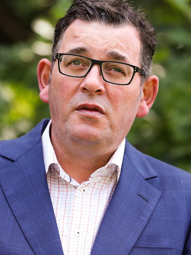 Victoria Premier Daniel Andrews hopes to reduce red zones in NSW soon. Picture: Asanka Ratnayake/Getty Images