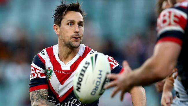 Mitchell Pearce is in negotiations to re-sign a long term deal with the Roosters. Picture: Gregg Porteous