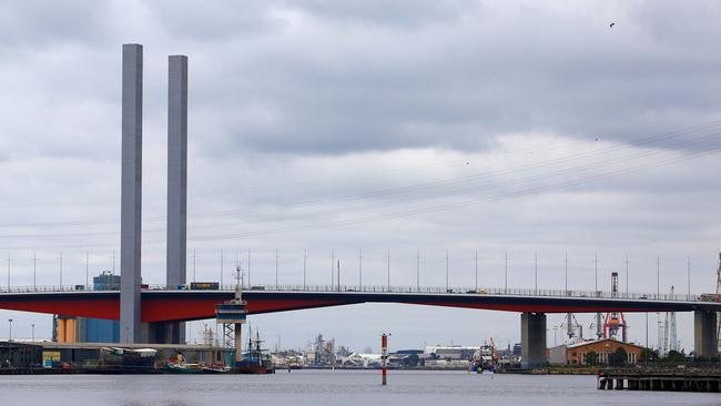 The Bolte Bridge in Melbourne. Picture: Aaron Francis/The Australian