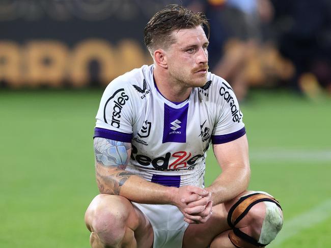 Cameron Munster after losing the NRL Finals week 1 between the Brisbane Broncos and the Melbourne Storm at Suncorp Stadium in Brisbane. Pics Adam Head