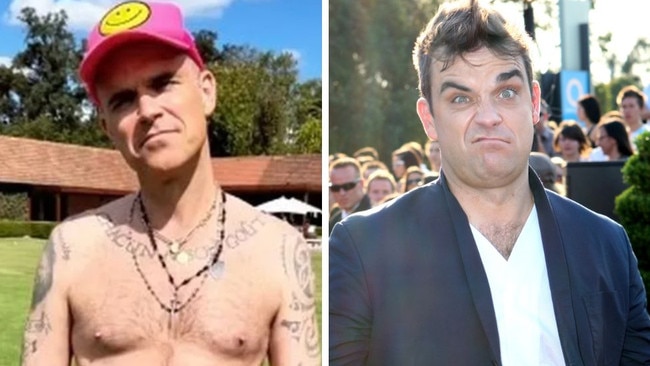 Robbie Williams has lost more than 12kgs.