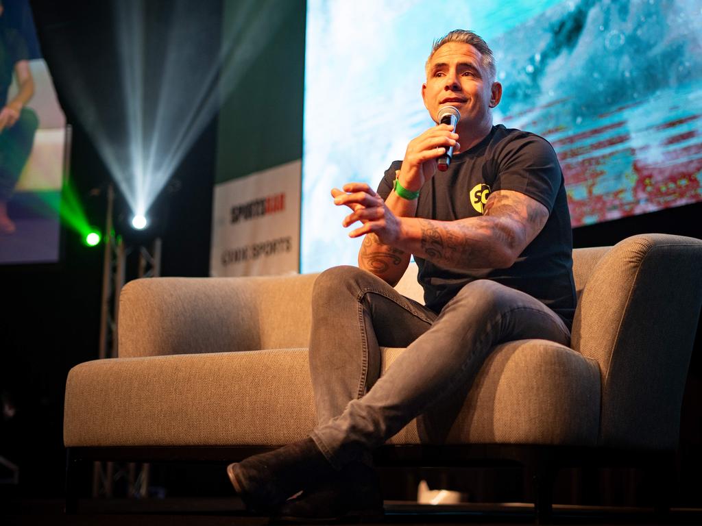 NRL star Corey Parker at the SuperCoach Viva Non-Vegas Party at the Star Casino in Sydney to mark the NRL season kicking off with two historic games in Las Vegas. Picture: Tom Parrish