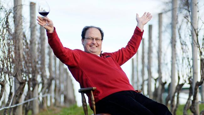 Sergio Carlei at his winery.