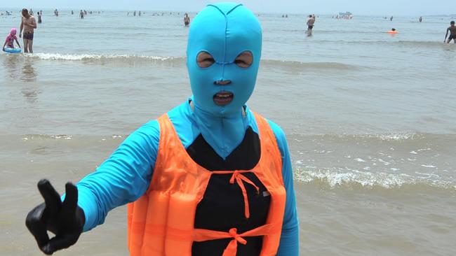 China's Facekini: Still the Most Terrifying Trend in Swimwear