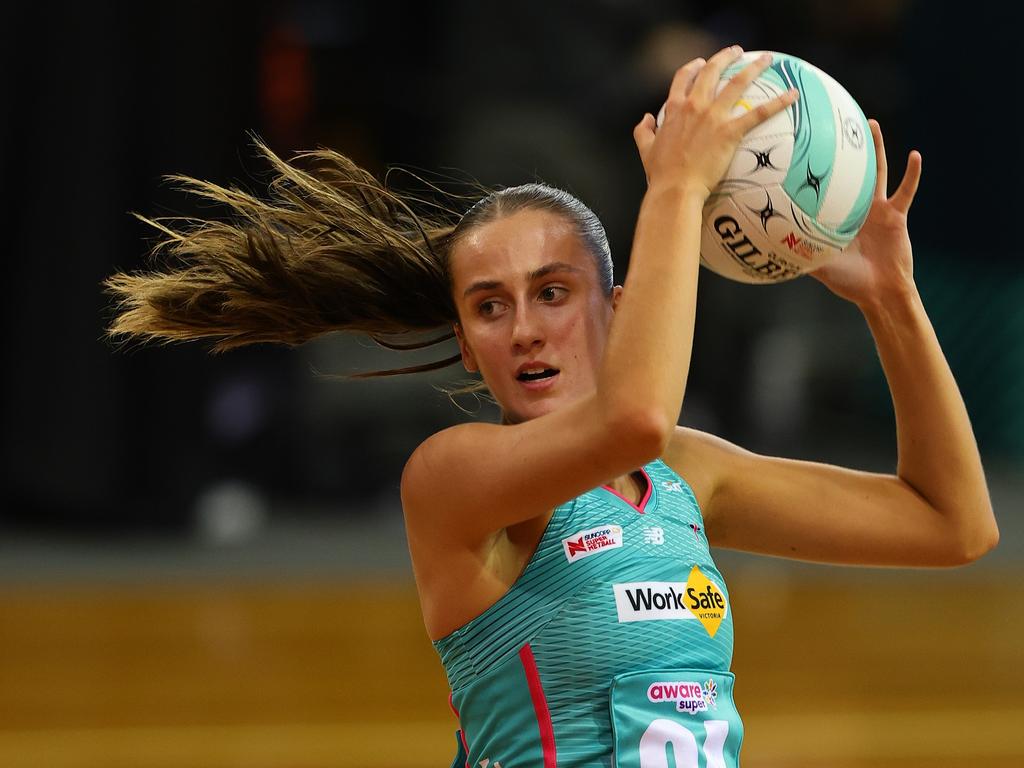 Vixens’ Lily Graham showcased her ability against the Firebirds. Picture: Getty Images