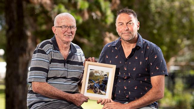 Andrew McGregor Senior and his son, also Andrew McGregor spoke about Jarred ahead of the sentencing. Picture: Julian Andrews