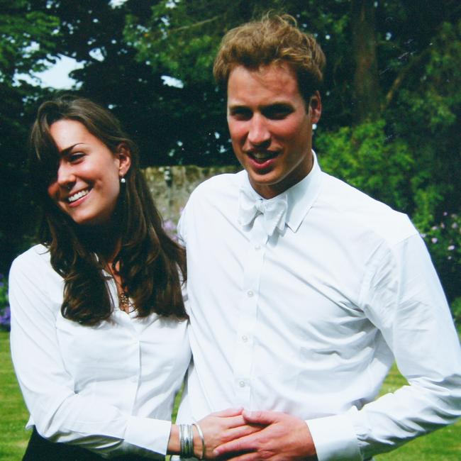 ‘Commoner’ Kate Middleton and Prince William on the day of their graduation ceremony at St Andrew's University in Scotland. Picture: Middleton Family/Clarence House via GettyImages