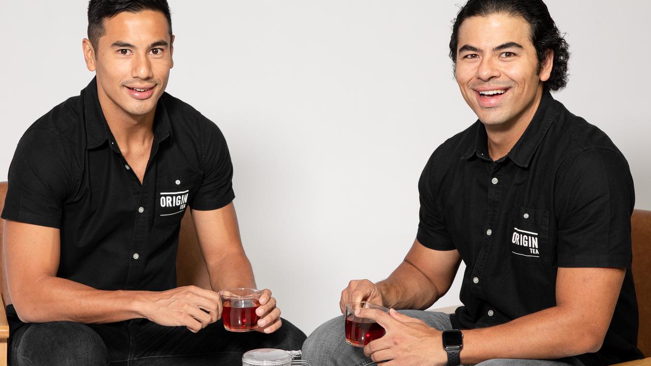 Chris and Lawrence Seaton – who have built the fastest growing consumer tea business in Australia, mainly off the back of some partnerships with the likes of Coca Cola and Campos and the kombucha boom of 2016-17. Picture: Supplied