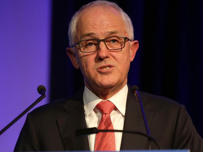 Prime Minister Malcolm Turnbull took a thinly veiled swipe at the former PM in his column. Picture: Jonathan Ng